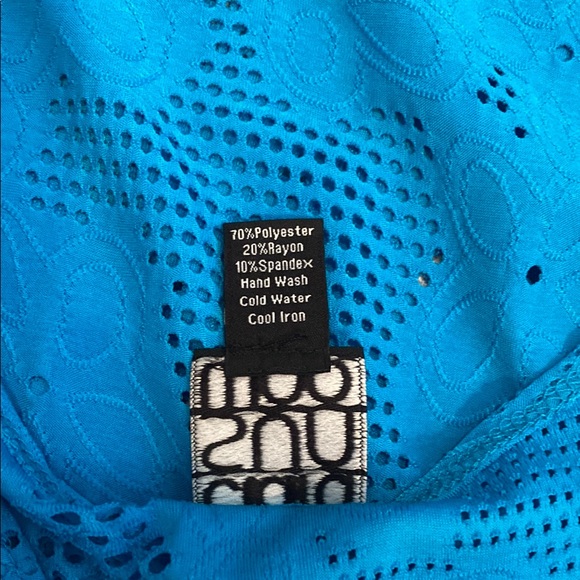 Clara Sun Woo Turquoise Top - Picture 4 of 7